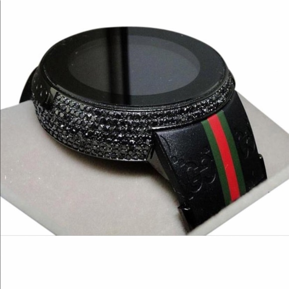 Gucci Mens I Digital Black Diamond Ct Ya114207 Watch - Picture 5 of 7